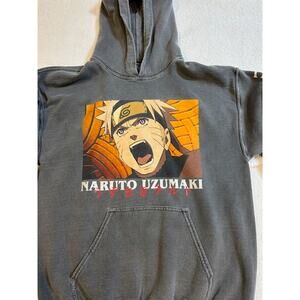 NARUTO Men's Shippuden Collection Hoodie MEDIUM Anime 2007 Masashi Kishimoto